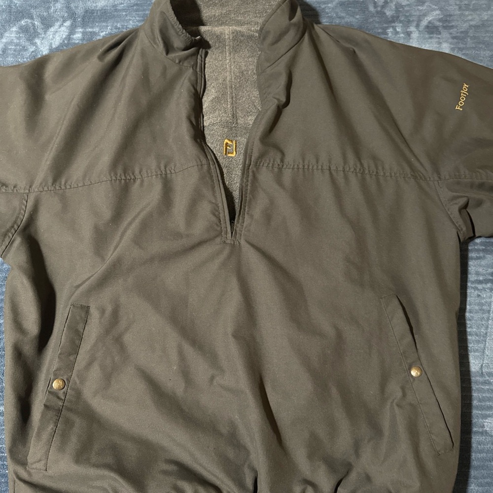 FootJoy Green Windbreaker Lightweight Pullover